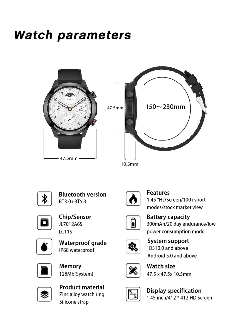 HX08 Smart watch