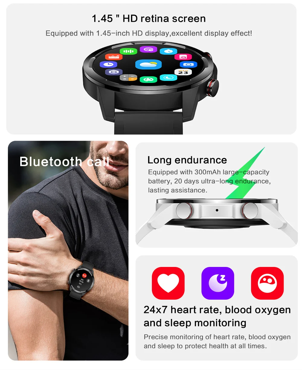 HX08 Smart Watch Super Amoled