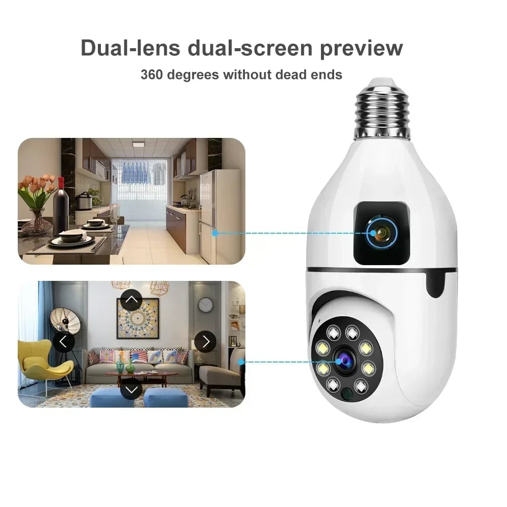 Wireless WIFI Dual Lens Security Camera