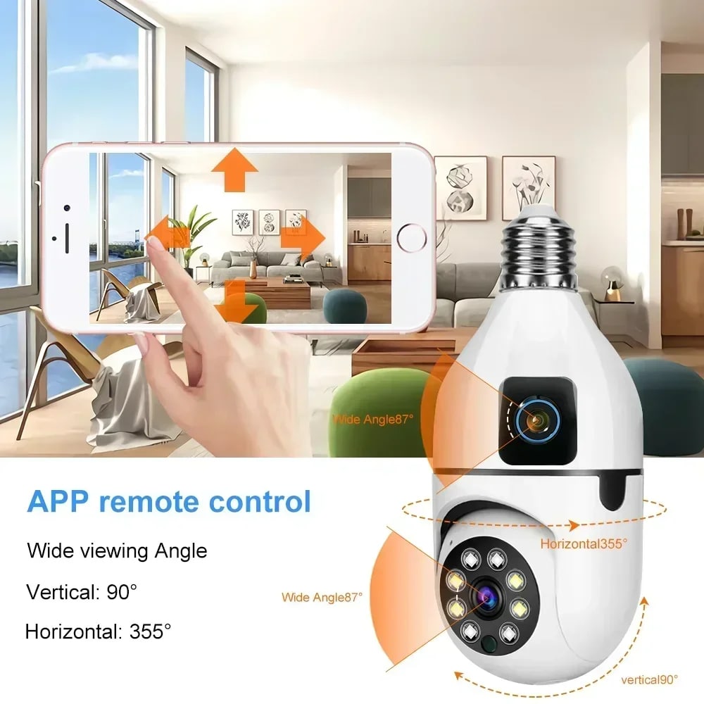 Wireless WIFI Dual Lens Security Camera