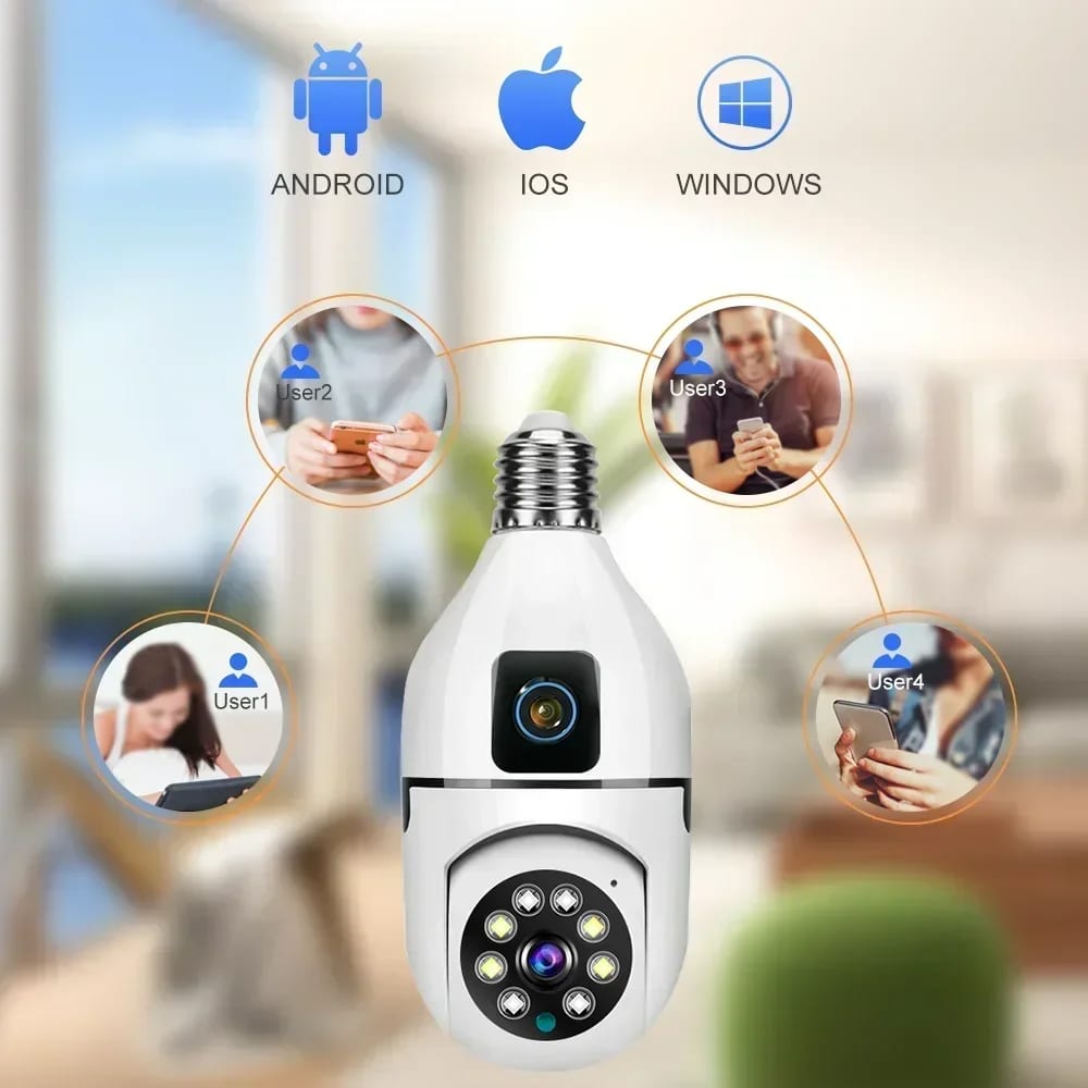 Wireless WIFI Dual Lens Security Camera