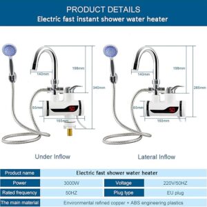 Electric Instant Hot Water Faucet with Shower