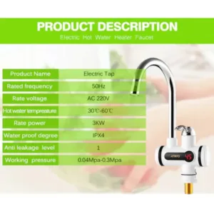 Electric Instant Hot Water Faucet