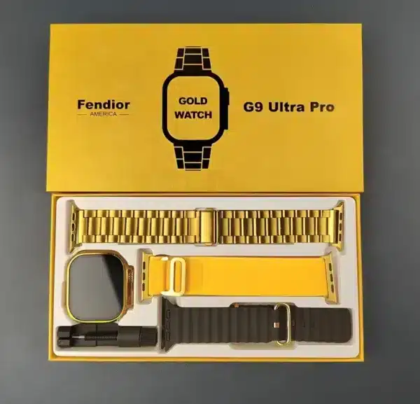 Fendior G9 Ultra Pro Smart Watch – Golden Edition